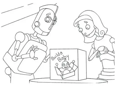 Bộ tranh tô màu robot độc đáo hấp dẫn mọi lứa tuổi học hỏi