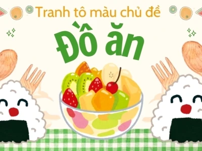 Khám phá 100+ Tranh Tô Màu Đồ Ăn Cute Mini Cho Bé