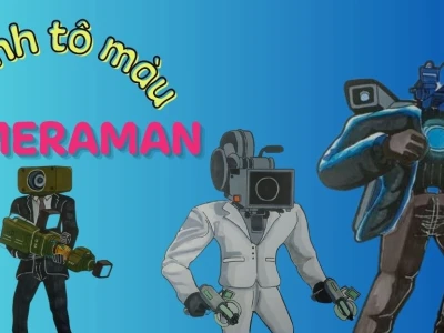 Khám phá bộ sưu tập tranh tô màu Titan Cameraman cấp 2 độc đáo