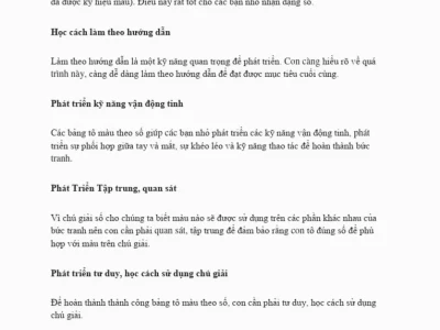 Khám phá Thế giới Số 3: Tranh tô màu hấp dẫn cho mọi lứa tuổi