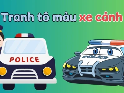 Khám Phá Thế Giới Tranh Tô Màu Xe Ô Tô Cho Bé Sáng Tạo