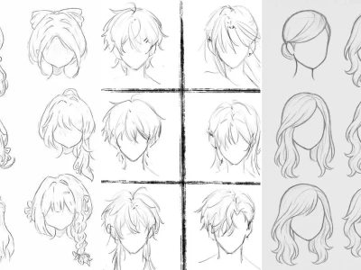 Hướng dẫn vẽ tóc anime chi tiết từng bước chuẩn chuyên gia